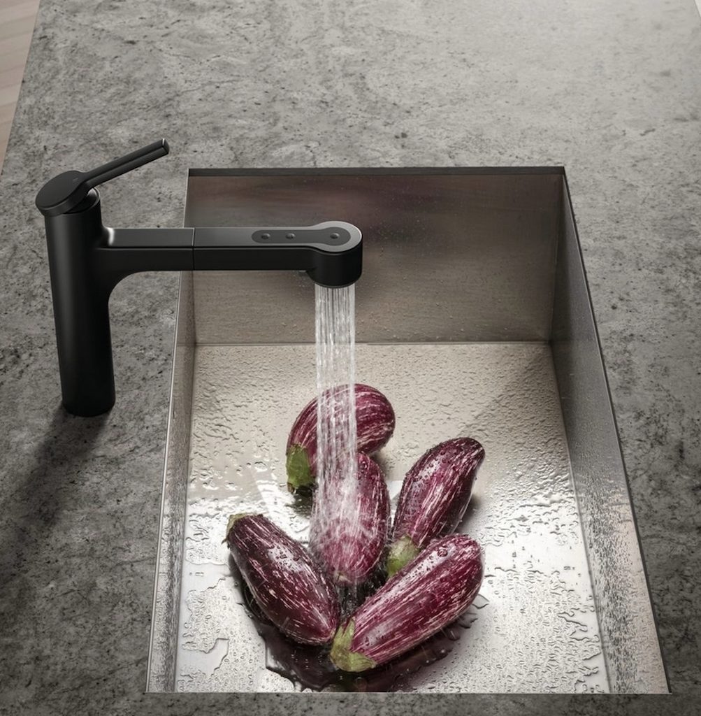 Armatur Schwarz Joerimann Schreineri Innenausbau | Küchen | Corian | Reparaturen - Jörimann Schreinerei